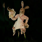 KATHERINE'S COLLECTION WAYNE KLESKI RETIRED LIMITED EDITION SUPER RARE VICTORIAN COUPLE RABBIT DOLLS