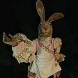 KATHERINE'S COLLECTION WAYNE KLESKI RETIRED LIMITED EDITION SUPER RARE VICTORIAN COUPLE RABBIT DOLLS