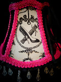 LITTLE PINK SMALL UPCYCLED CLIP ON LAMPSHADE