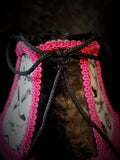 LITTLE PINK SMALL UPCYCLED CLIP ON LAMPSHADE