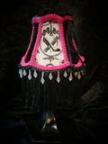 LITTLE PINK SMALL UPCYCLED CLIP ON LAMPSHADE