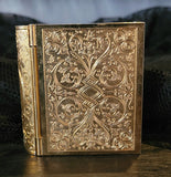 Seth Thomas Keepsake Book Wind Up Travel Alarm