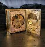 Seth Thomas Keepsake Book Wind Up Travel Alarm
