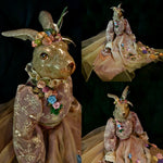 KATHERINE'S COLLECTION WAYNE KLESKI RETIRED LIMITED EDITION SUPER RARE VICTORIAN COUPLE RABBIT DOLLS