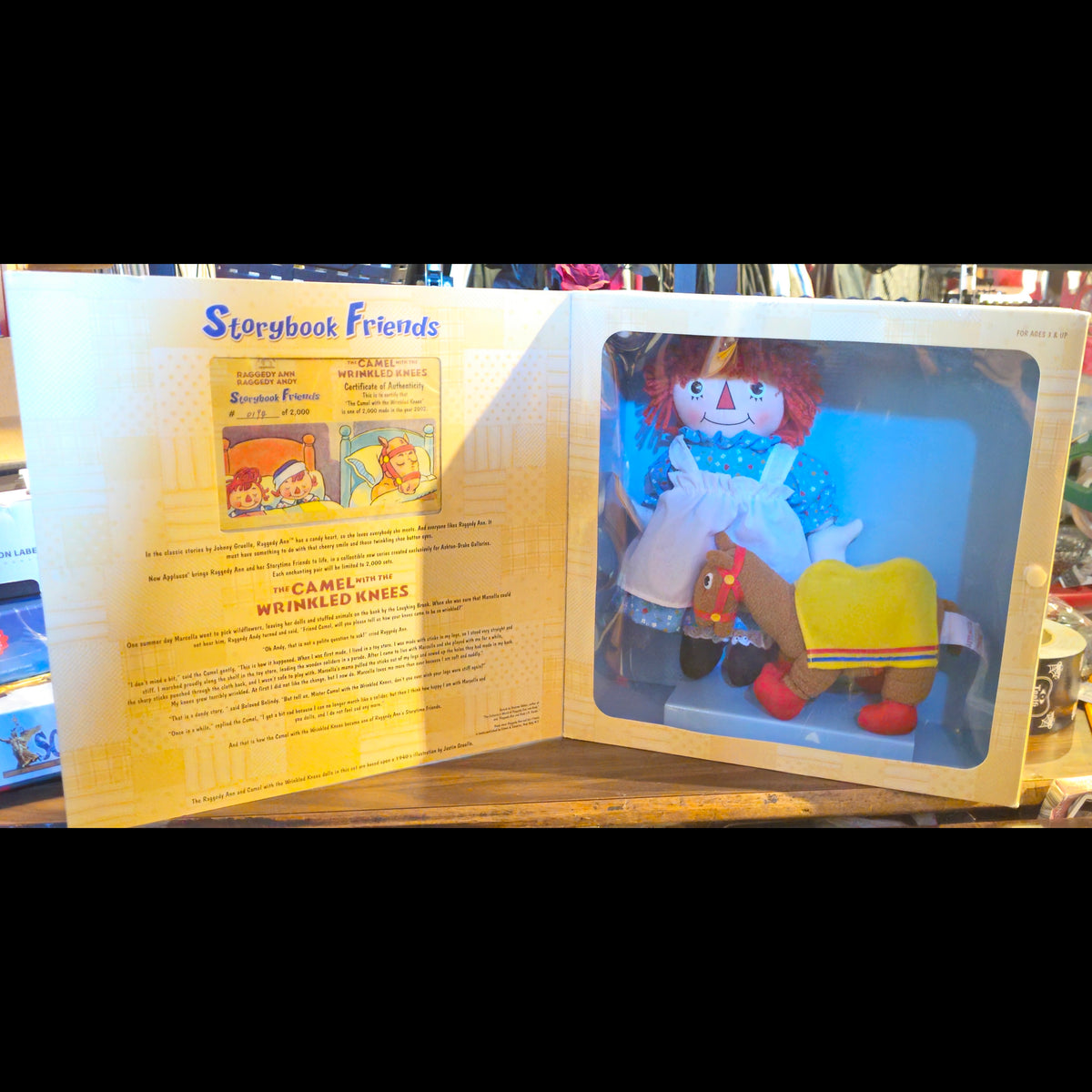NEW. Raggedy Ann & Andy Storybook Friends The Camel With The Wrinkled ...