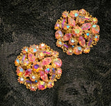 VINTAGE 1950s HOLLYCRAFT CLIP ON EARRINGS