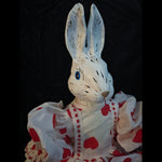 SOME BUNNY LOVES ME VINTAGE HAND-MADE CLOTH AND PORCELAIN DOLLS