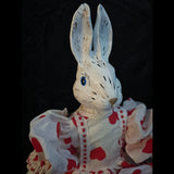 SOME BUNNY LOVES ME VINTAGE HAND-MADE CLOTH AND PORCELAIN DOLLS