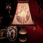 UPCYCLED HIDDEN MOTHER LAMP AND LAMPSHADE