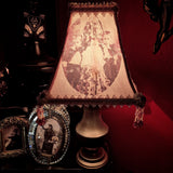UPCYCLED HIDDEN MOTHER LAMP AND LAMPSHADE