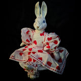 SOME BUNNY LOVES ME VINTAGE HAND-MADE CLOTH AND PORCELAIN DOLLS