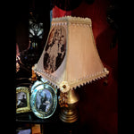 UPCYCLED HIDDEN MOTHER LAMP AND LAMPSHADE