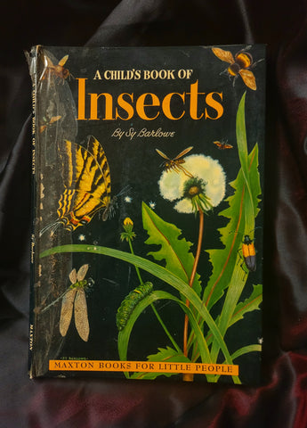 1952 HARDCOVER A CHILD'S BOOK OF INSECTS